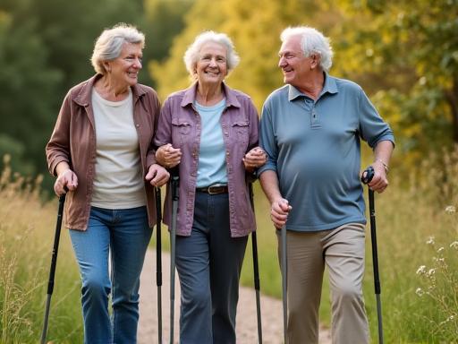 Senderismo para adultos mayores